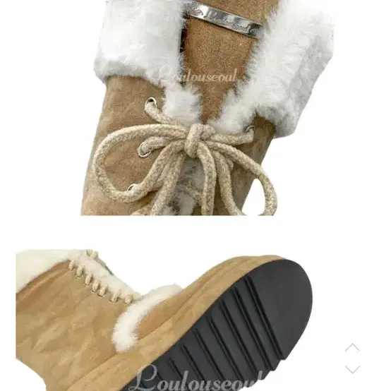 루루서울 winter angel fur boots 엔젤 퍼부츠 베이지