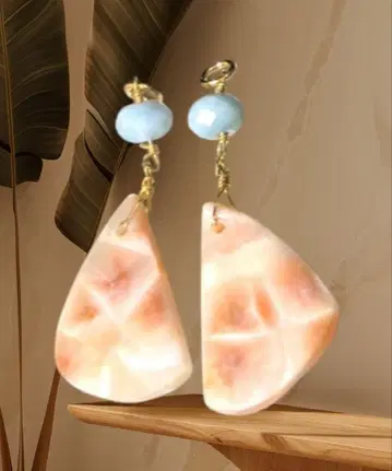 14kgf 레어 핑크 클레이머 귀걸이 참