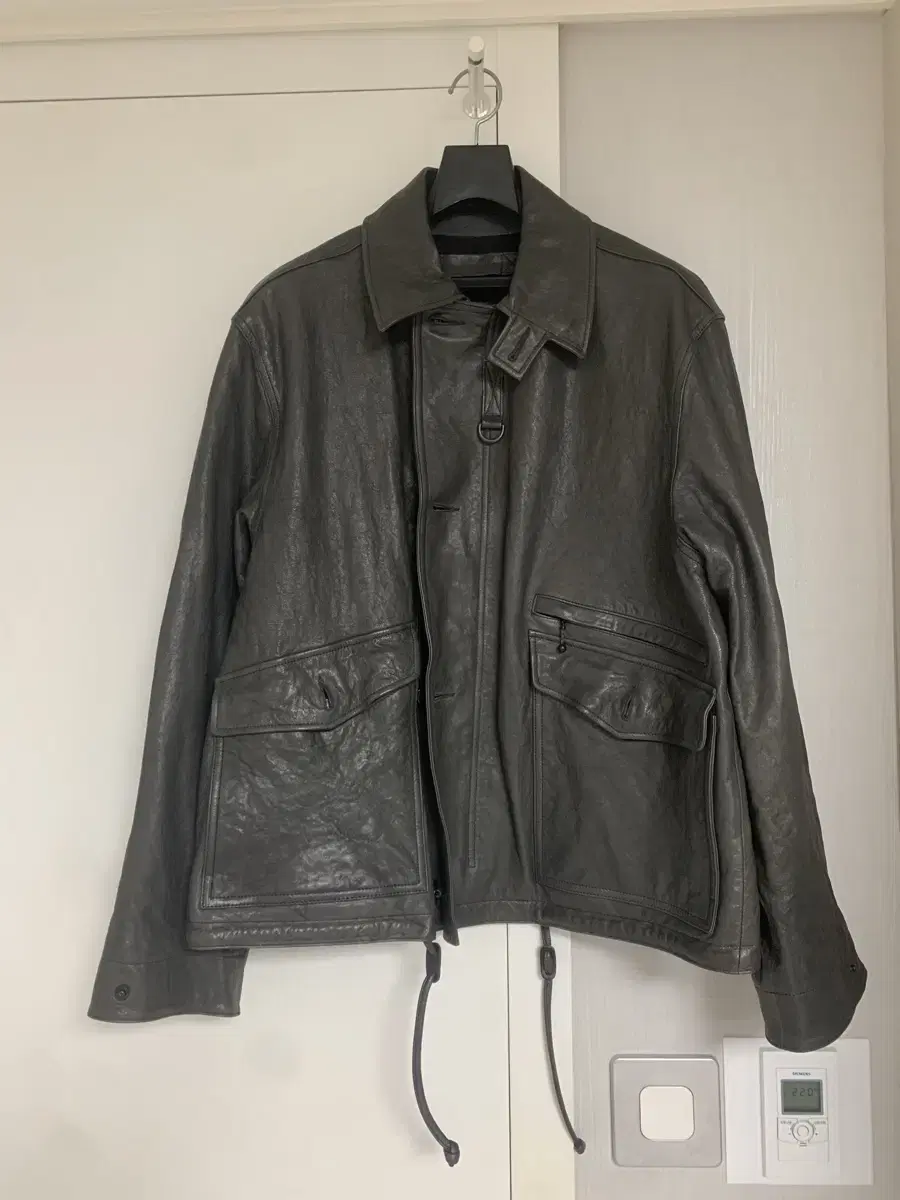 Eastrog Leather mk3 Jacket Charcoal/M