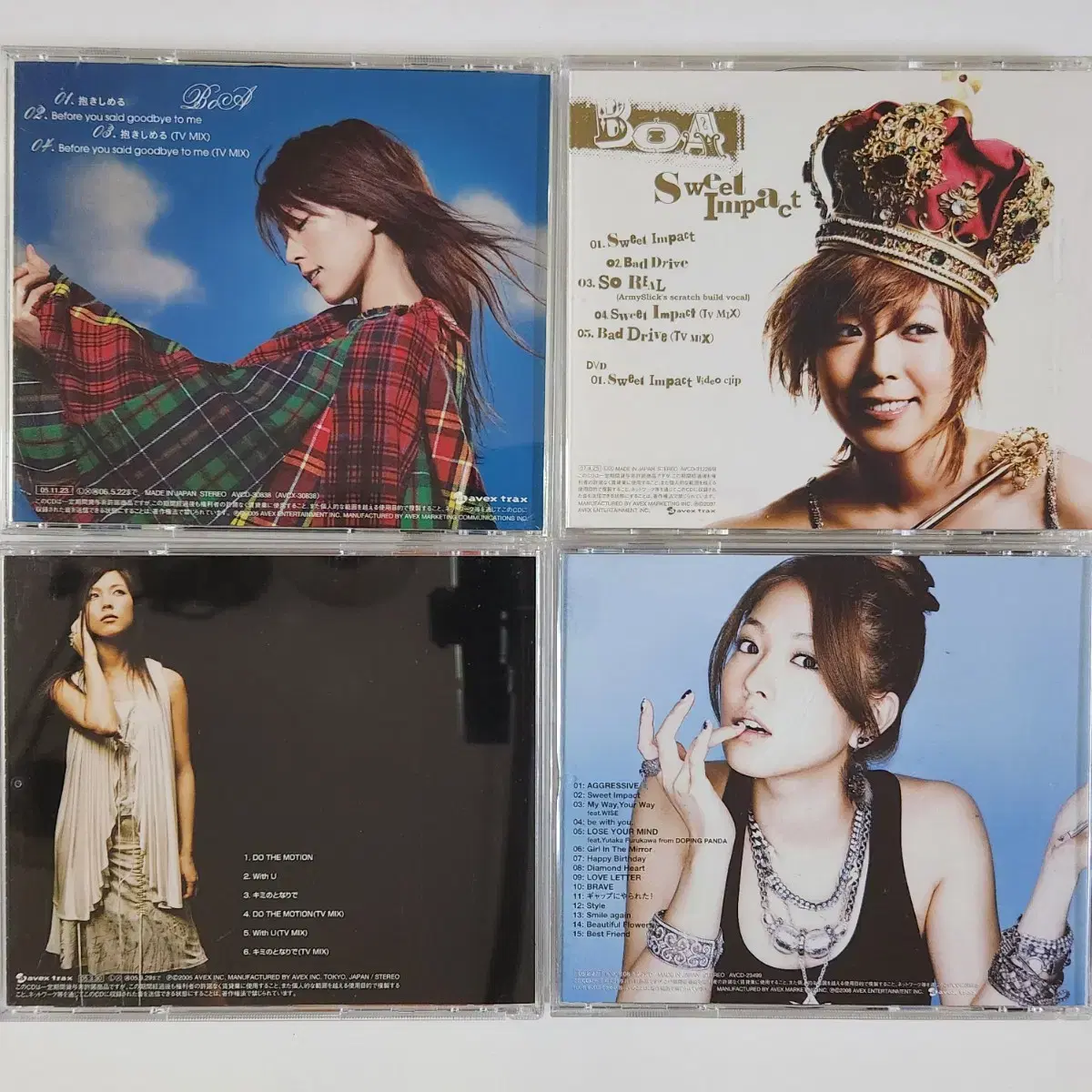 Boa(보아) 일본발매 CD 모음(20CD)