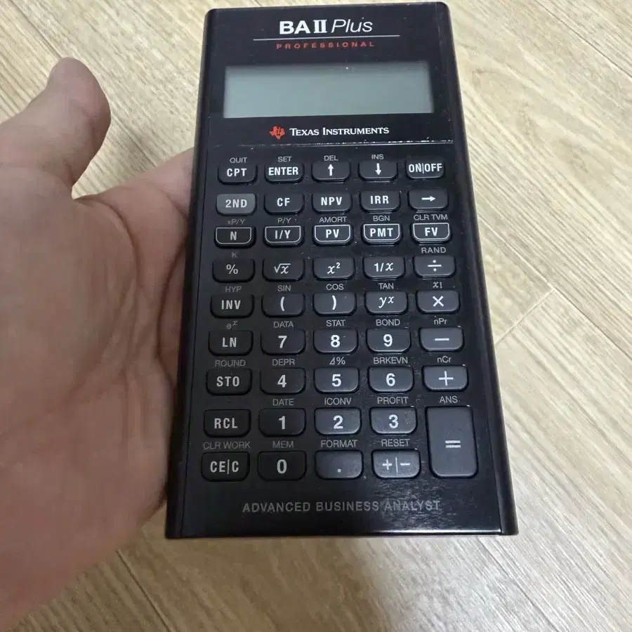 TI-BA II Plus Professional 재무 계산기