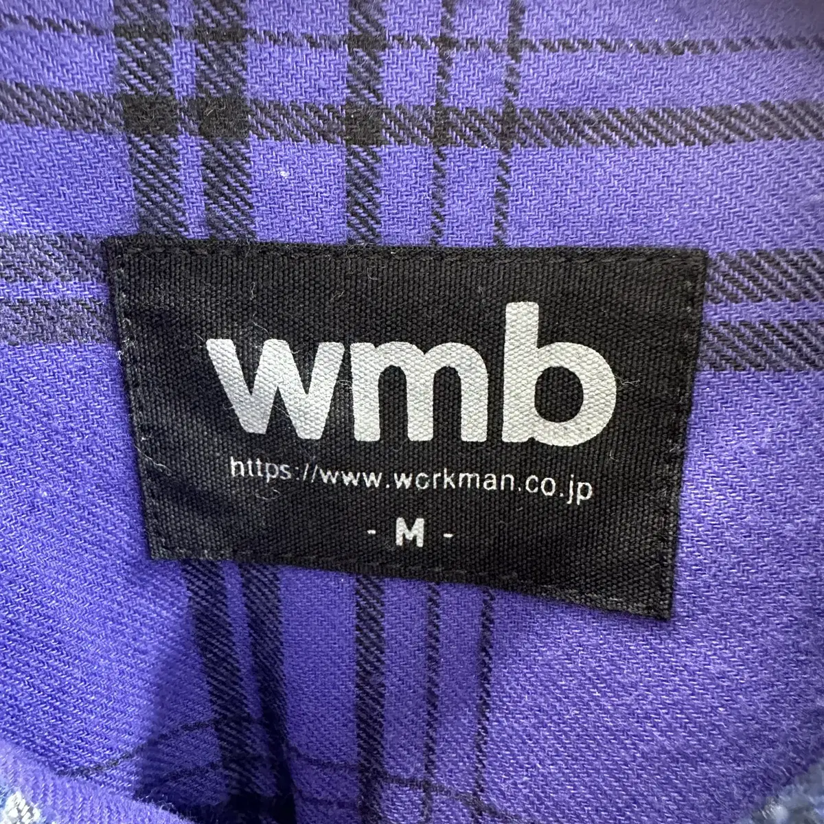 wmb 체크 셔츠