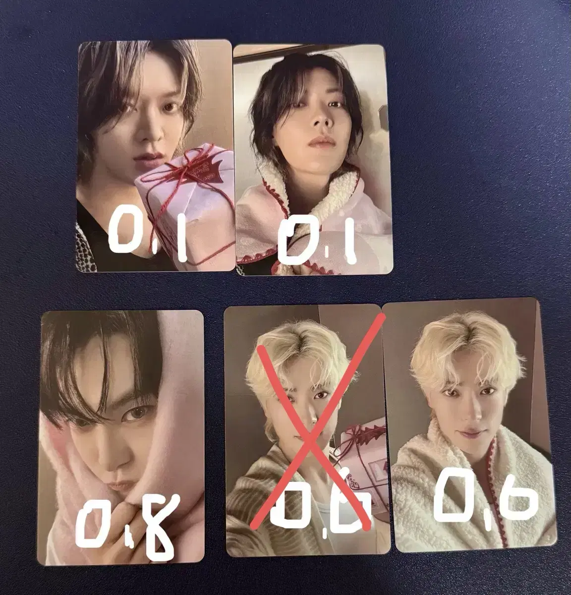 NCT 127 Pink Christmas Random photocard yuta jaehyun jungwoo