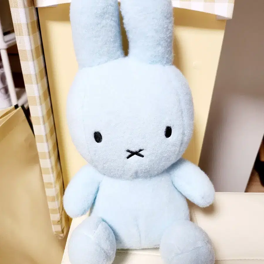 (새상품) 미피 크리미 25cm 스카이블루 인형 팝니다