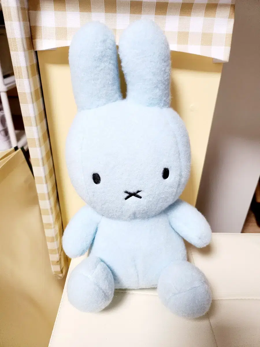 (새상품) 미피 크리미 25cm 스카이블루 인형 팝니다