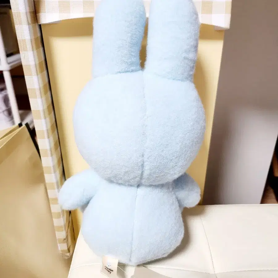 (새상품) 미피 크리미 25cm 스카이블루 인형 팝니다