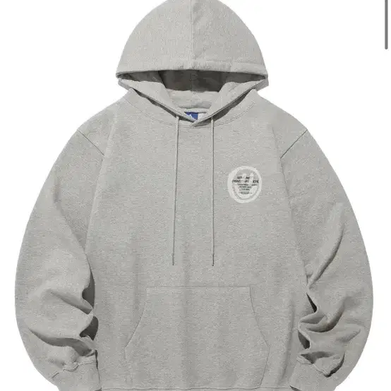 이스트쿤스트 LOGO&SMILEY HOODIE_GREY(IK2DSMM40