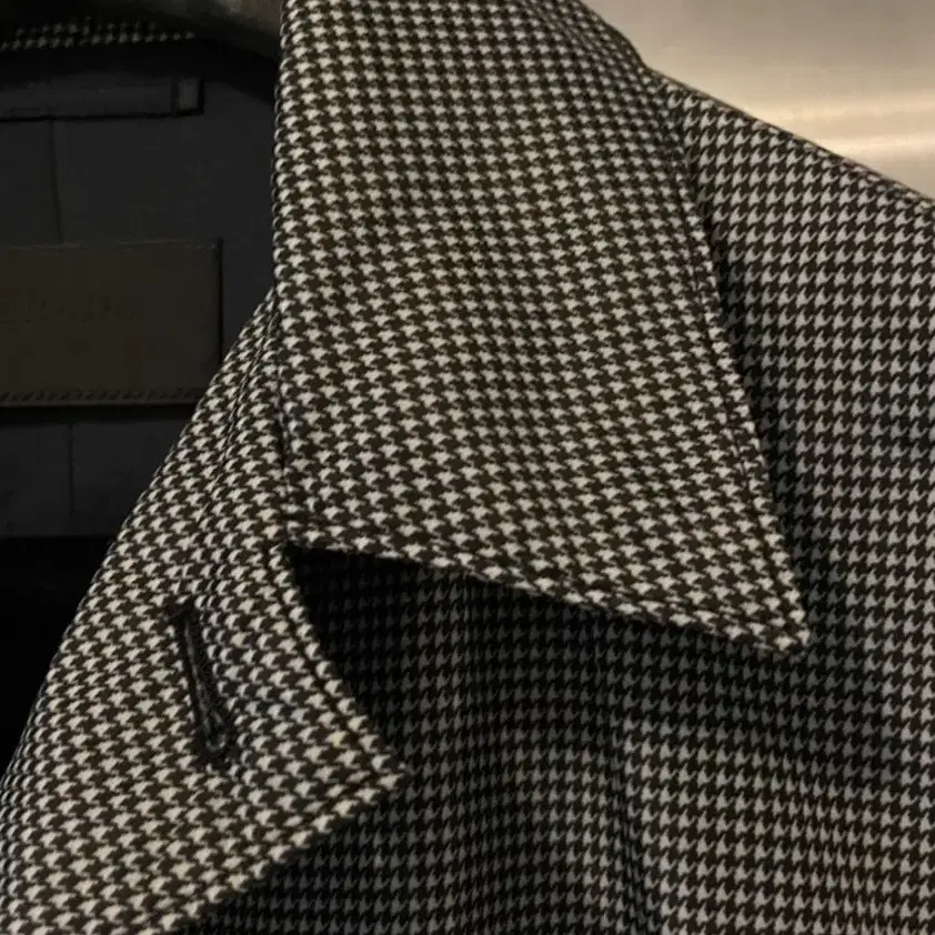 Prada nylon herringbone coat