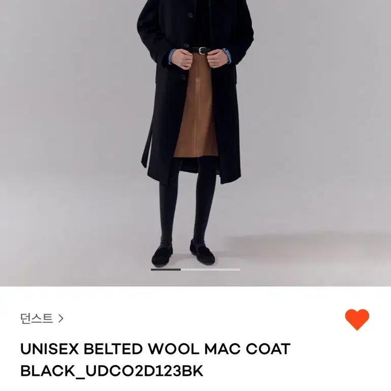 ジャケット・アウター DUNST UNISEX BELTED WOOL MAC COAT BLACK Designer fashion, Seoul-fully created | W Concept