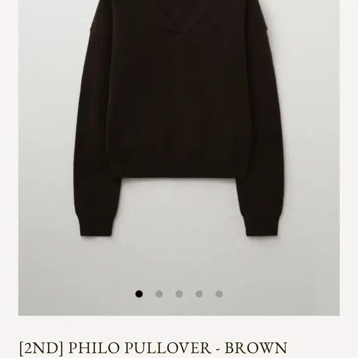 ged 게드 니트 PHILO PULLOVER