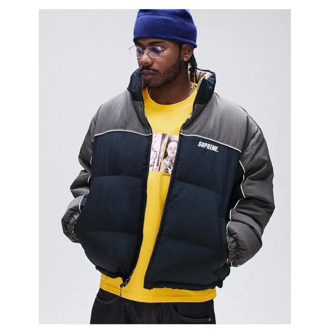 슈프림 패딩 리버시블 Reversible Puffer Jacket