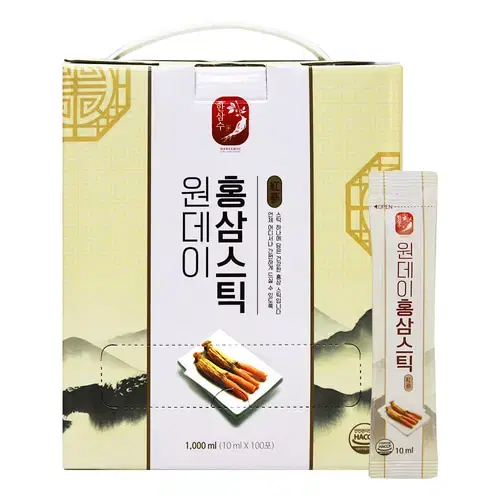 라파몰 한삼수 원데이 홍삼 스틱 10ml x 100포