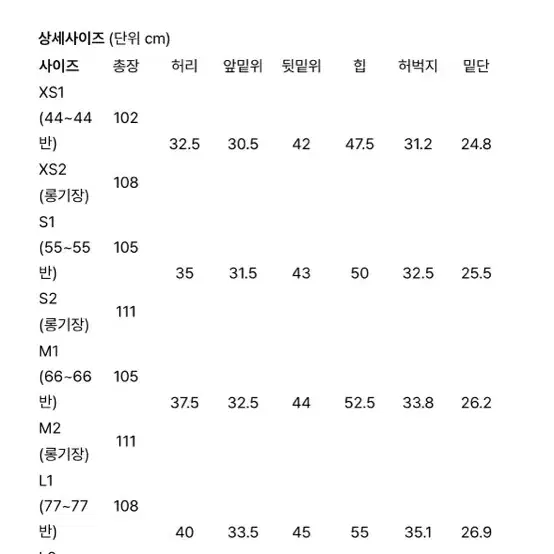 프븏스 PVCS 코스모 워싱데님 M2 롱기장(13.9 > 5.5)