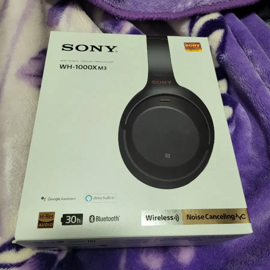 SONY WH-1000XM3 노이즈 캔슬링 헤드셋 박풀 판매 합니다