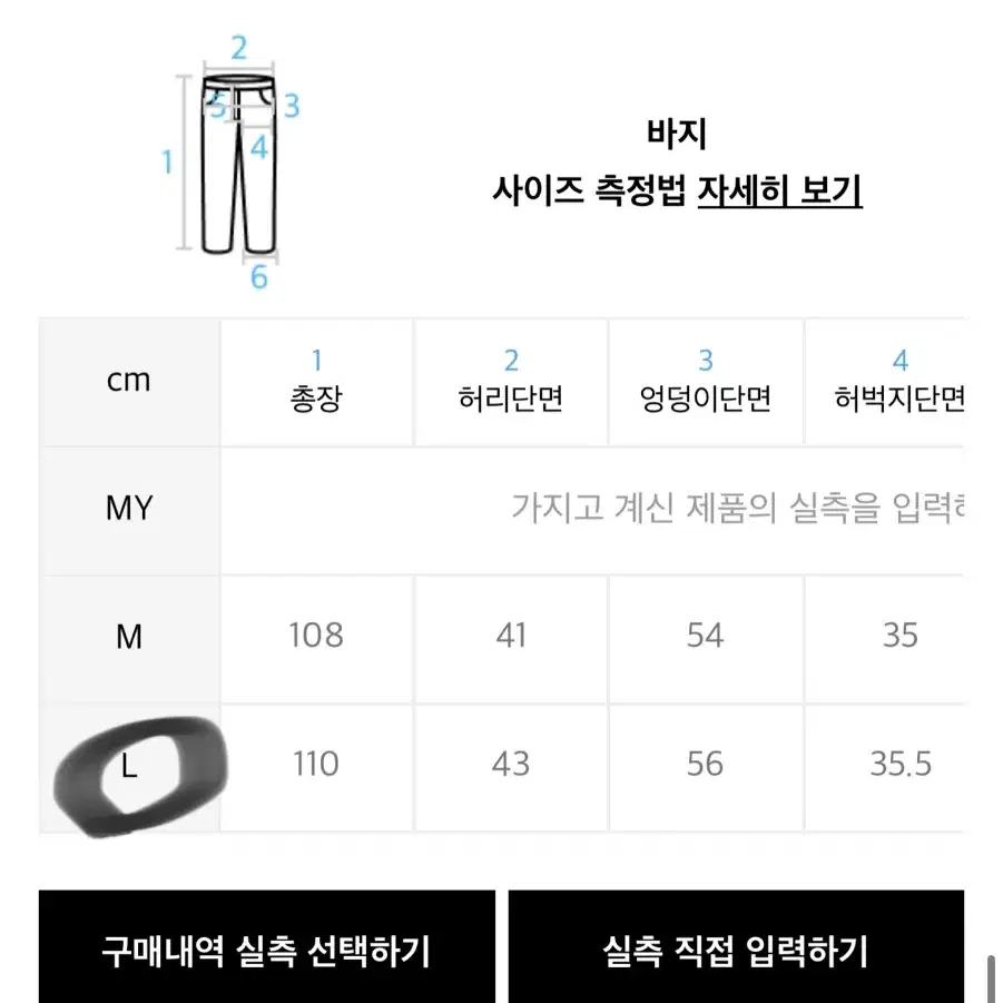 [새상품]시티브리즈 데님팬츠 L