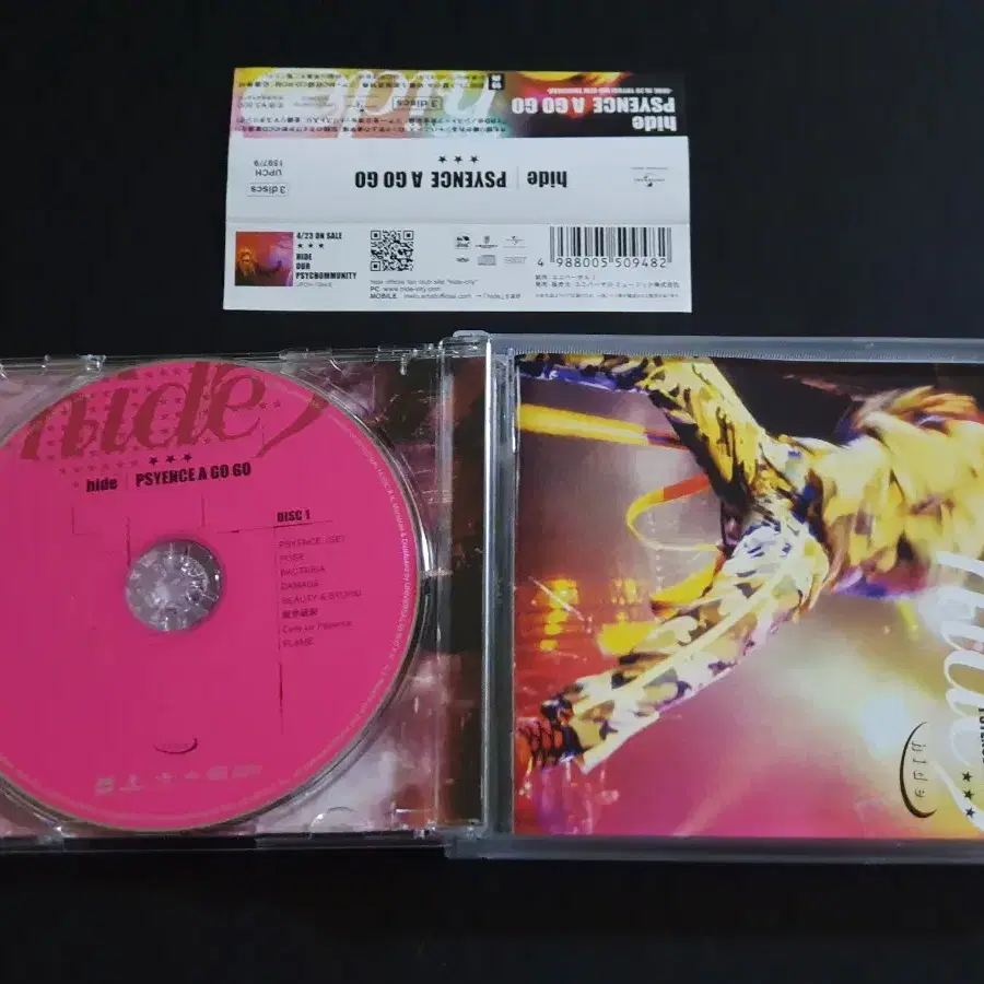 hide 히데 라이브 앨범 PSYENCE A GO GO (3CD) 음반