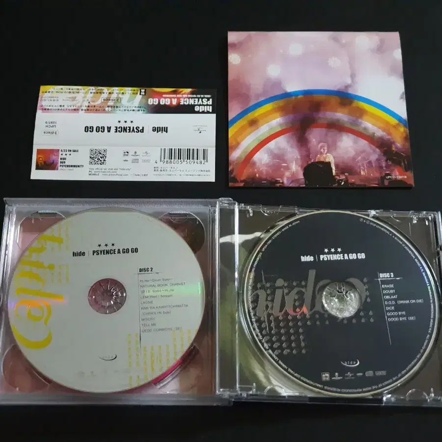 hide 히데 라이브 앨범 PSYENCE A GO GO (3CD) 음반