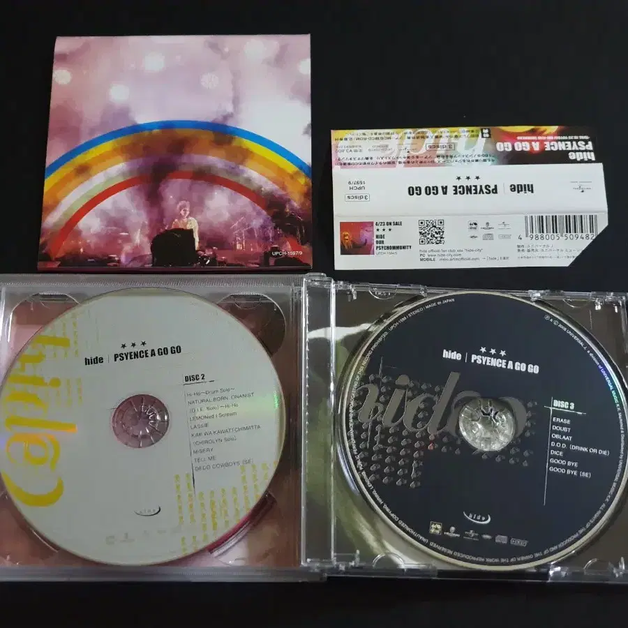 hide 히데 앨범 PSYENCE A GO GO (3CD) 라이브 음반