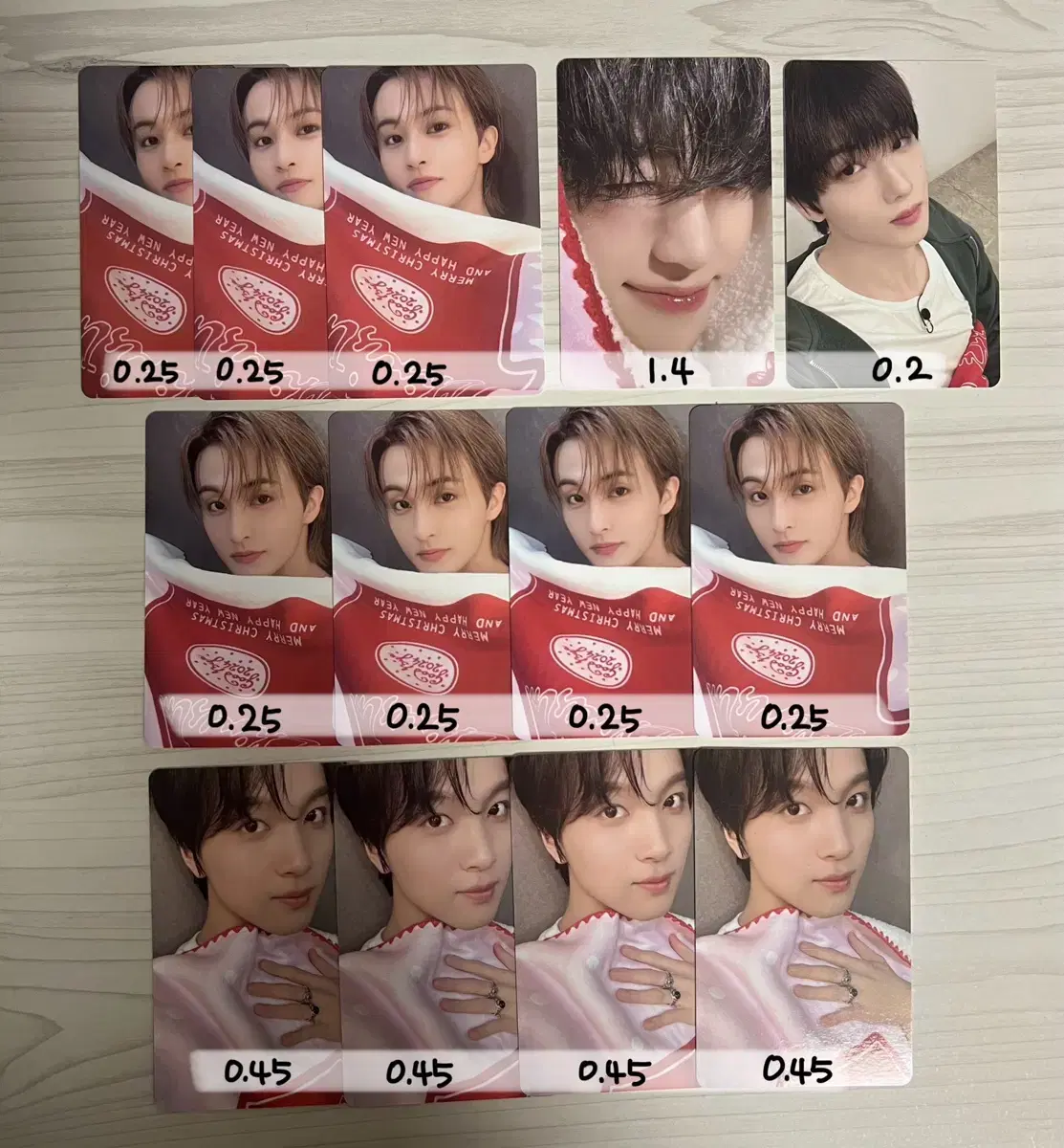 NCT Dream Pink Christmas Random Pack tc photocard mark jaemin haechan Han Jisung