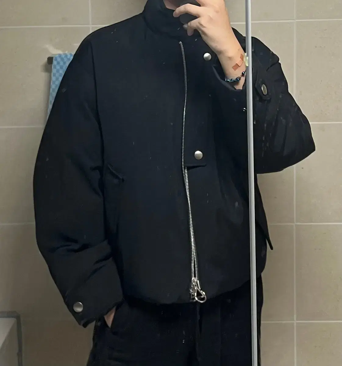 Solid Homme 23FW Crop Padding 48