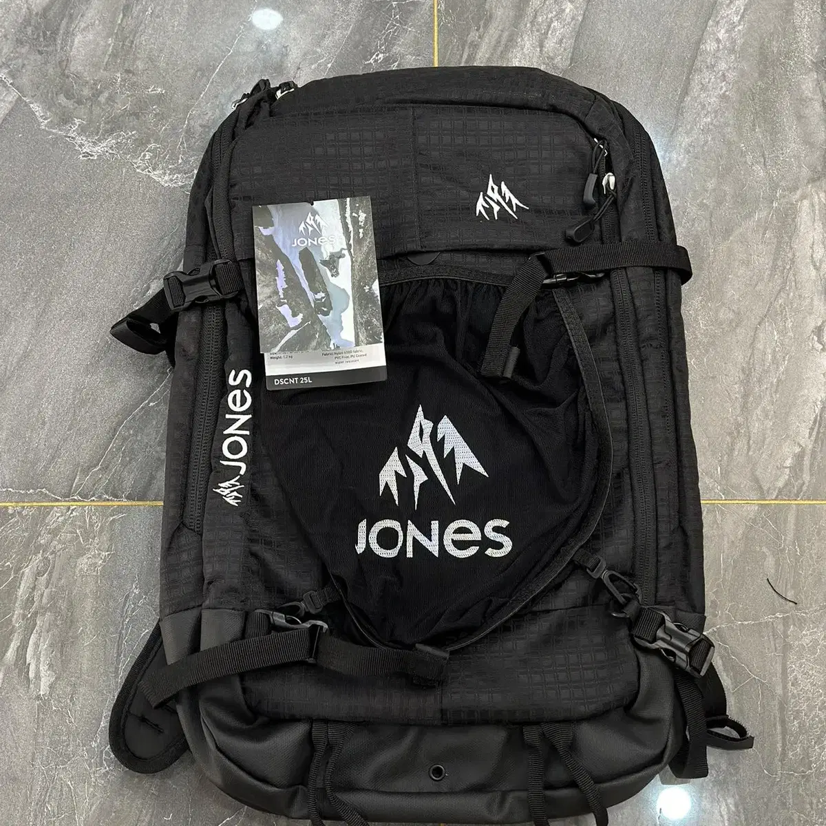 Jones 존스 스키 등산 가방 백팩 25L 블랙