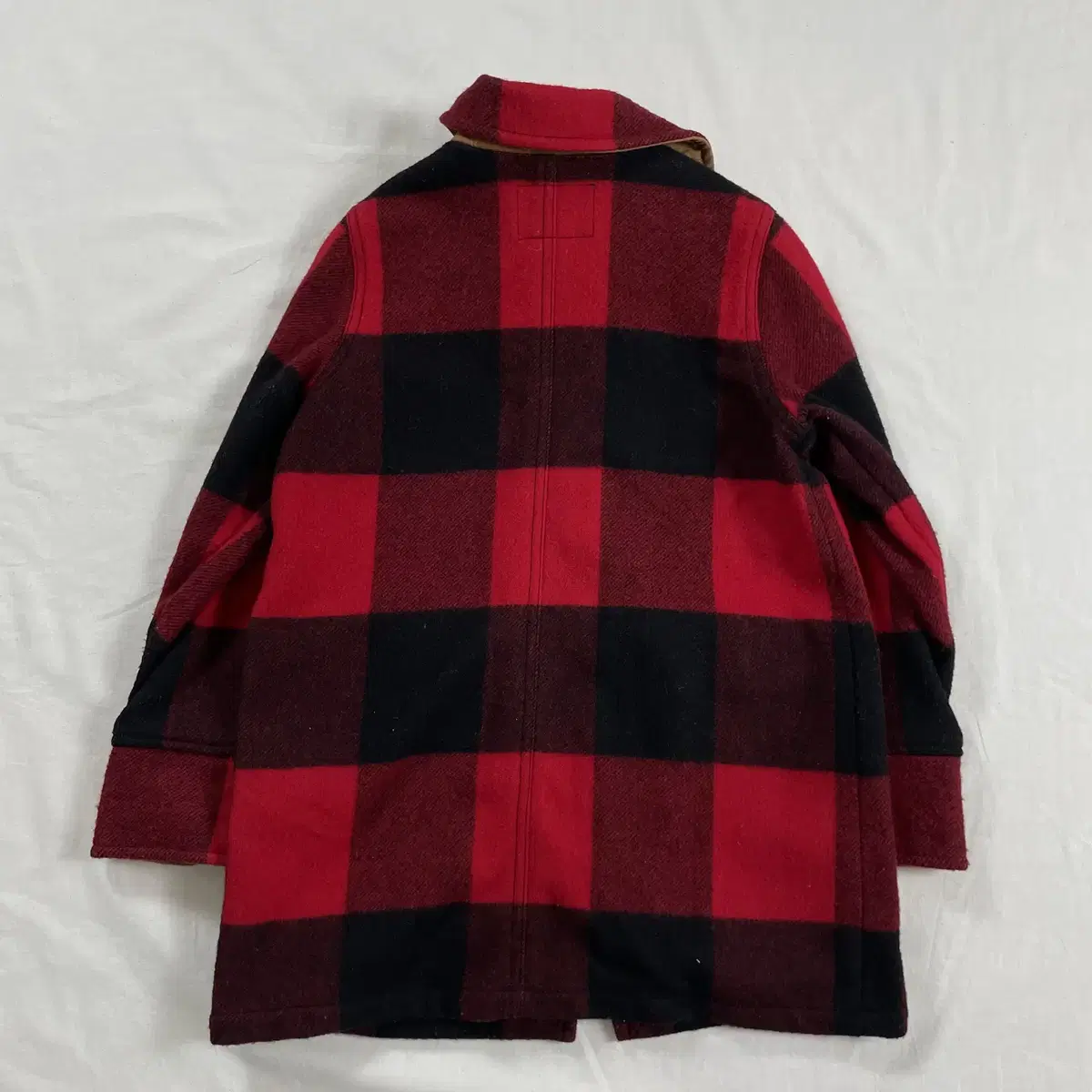 Woolrich 60's 울리치 버팔로 체크 울 코트 L