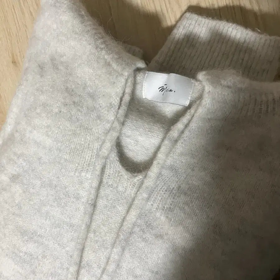 moia alpaca hoody sweater 모이아 니트