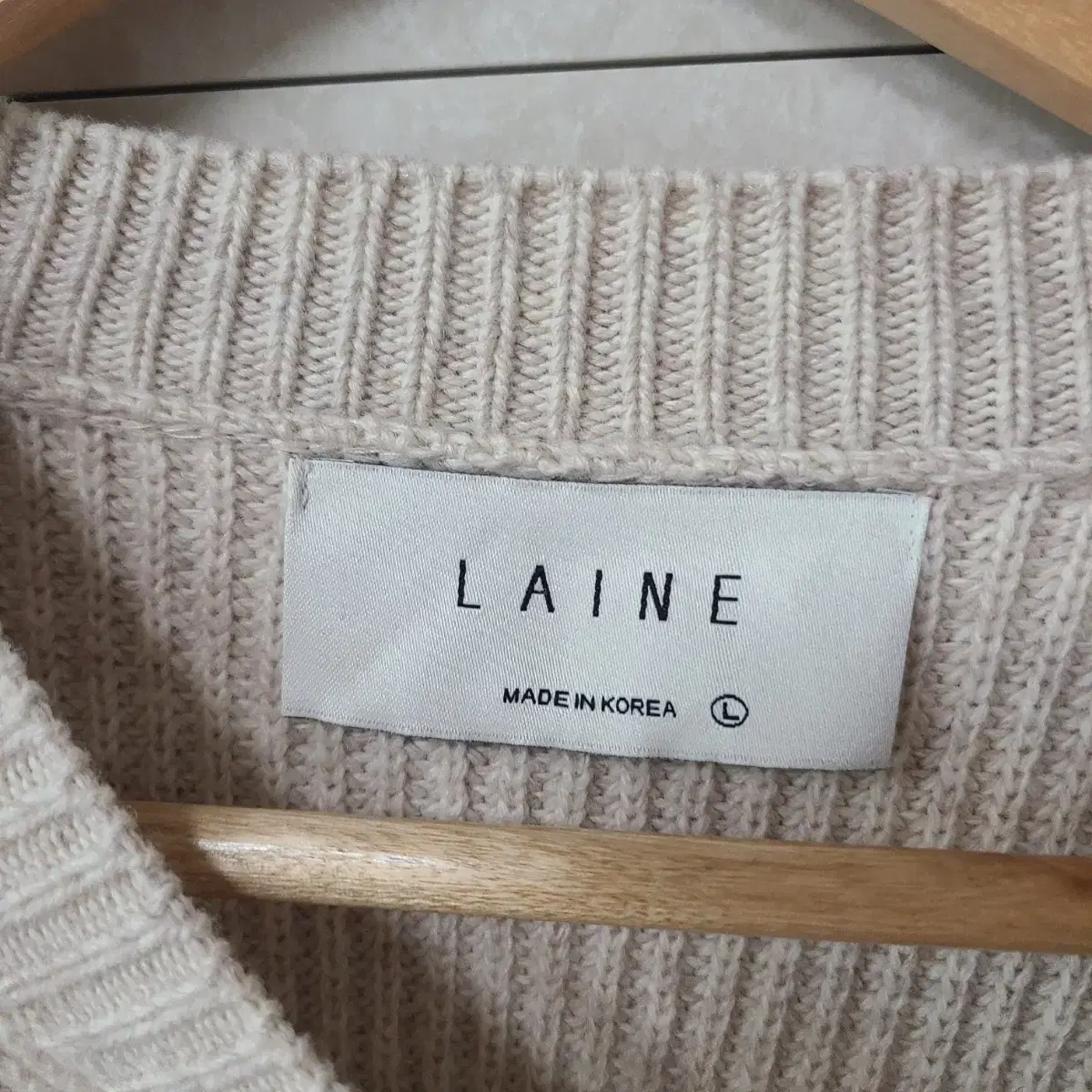 LAINE 레인 램스울 니트