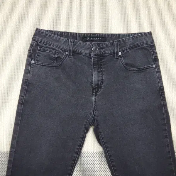 (30in) 게스 남성 GUESS 기모 블랙 데님 팬츠