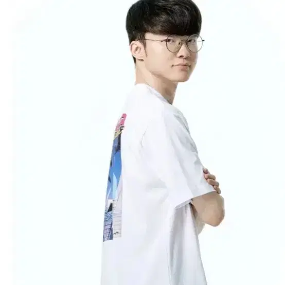 faker t1 페이커 티셔츠 로맨틱 베케이션 화이트 블랙 L