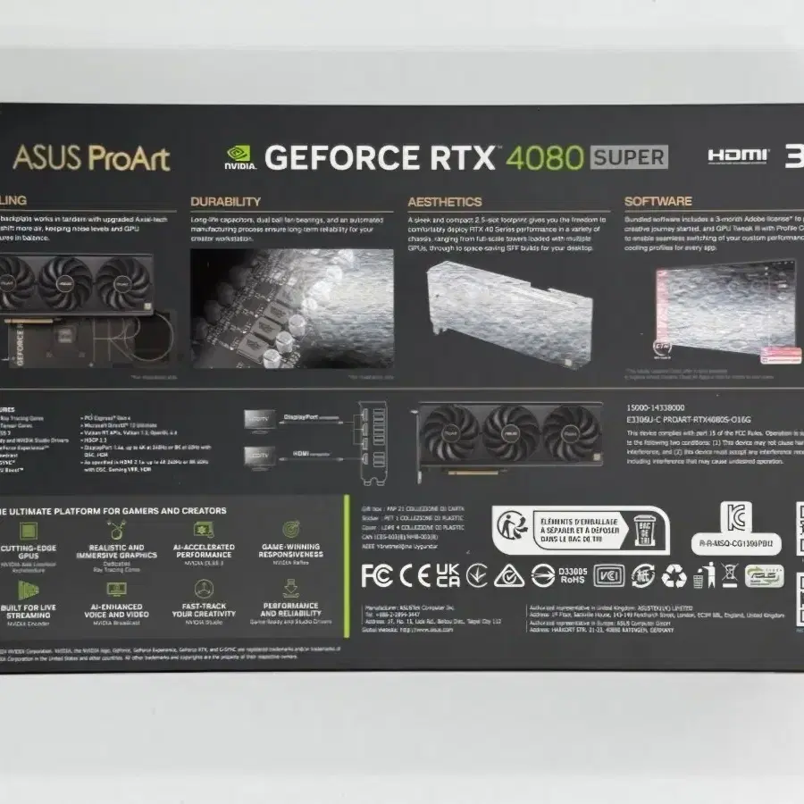 ASUS ProArt GeForce RTX 4080 SUPER