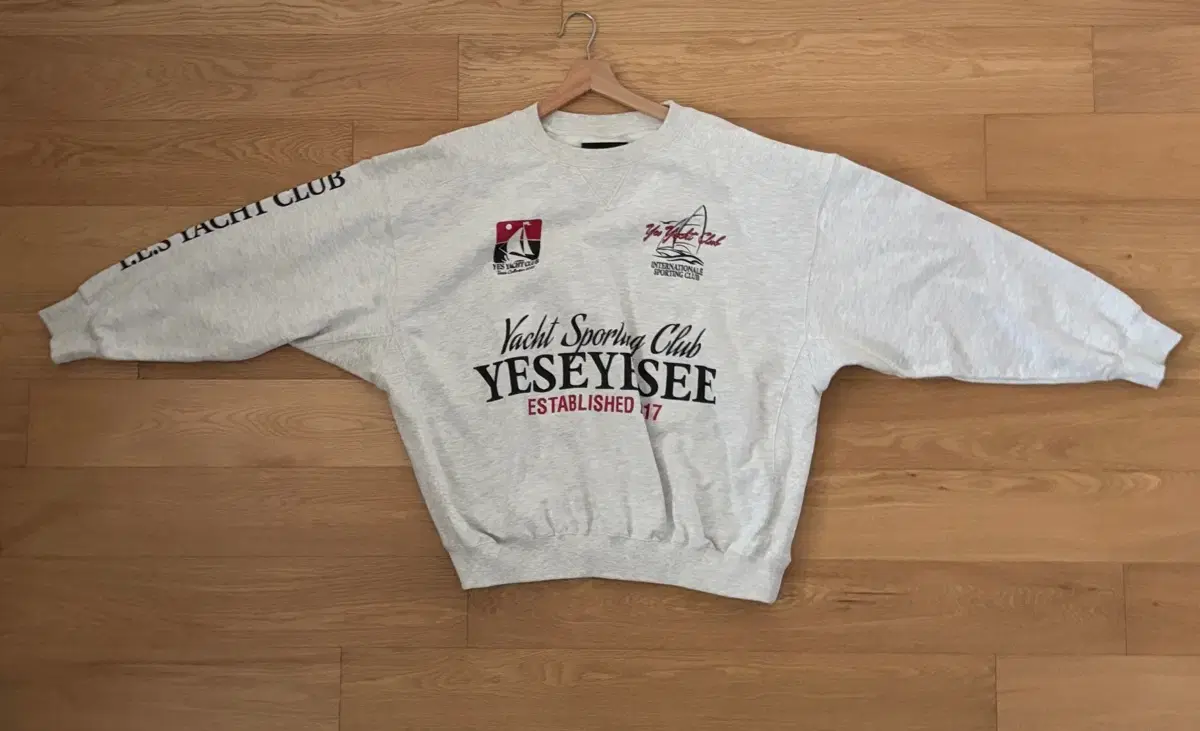 Y.E.S Yacht Sweatshirt Light Grey L