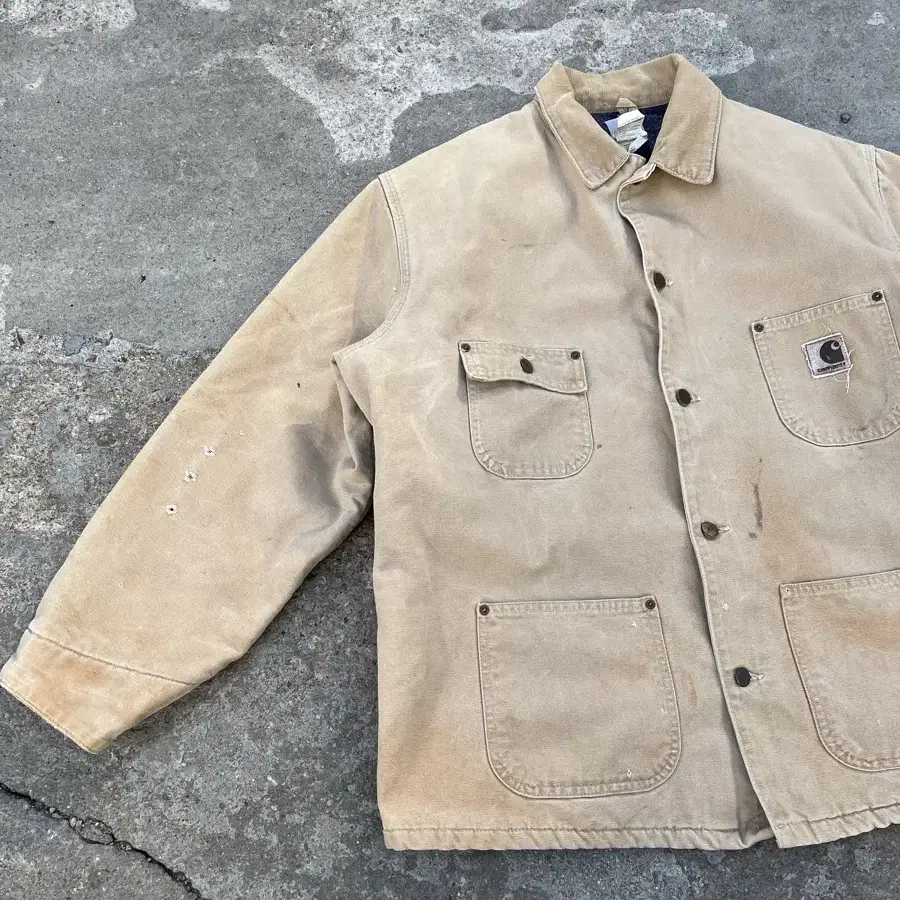 90s carhartt HARD FADED DIRTY 빈티지칼하트워크자켓