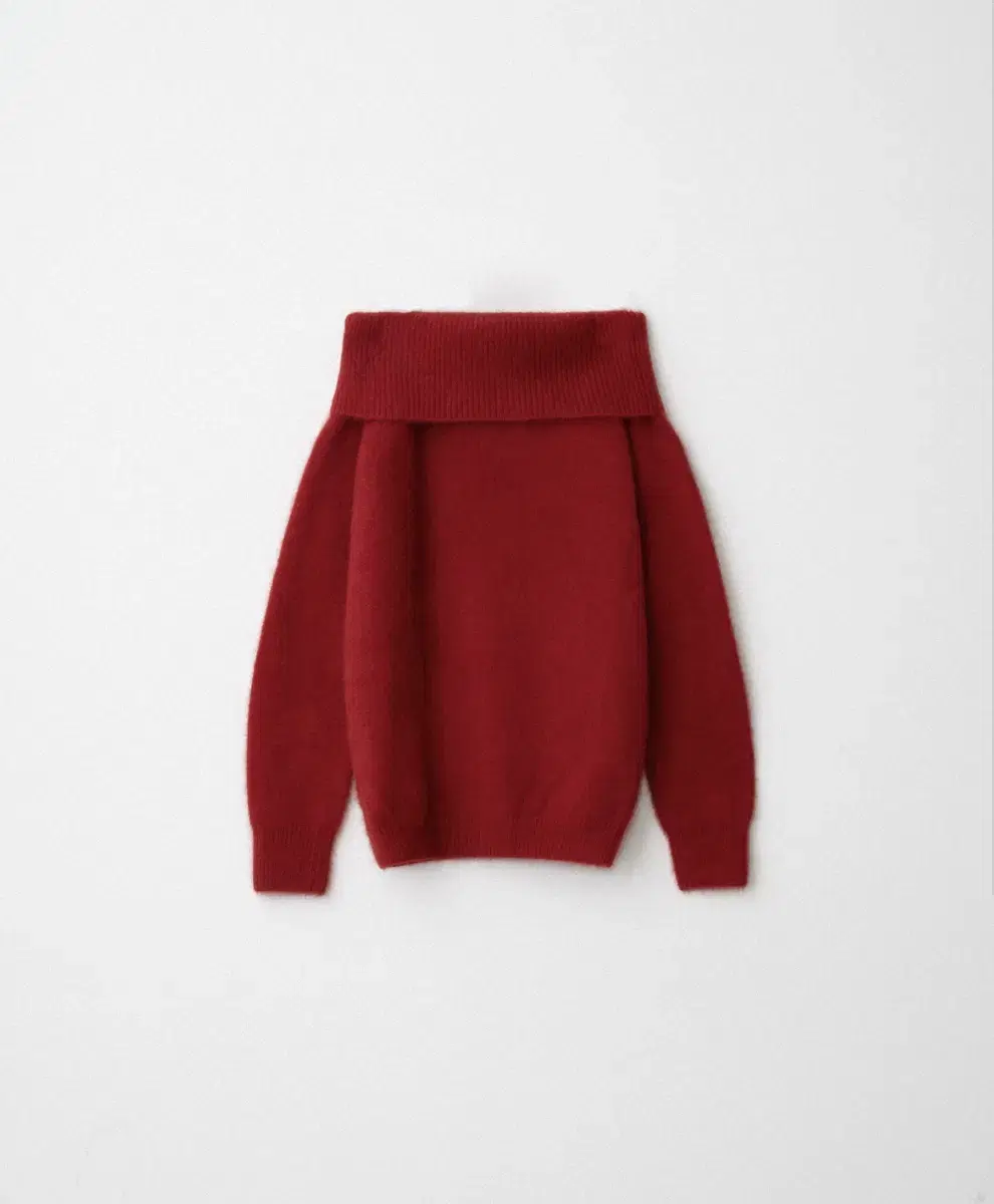 아카이브제이투유 le off-shoulder sweater (red)