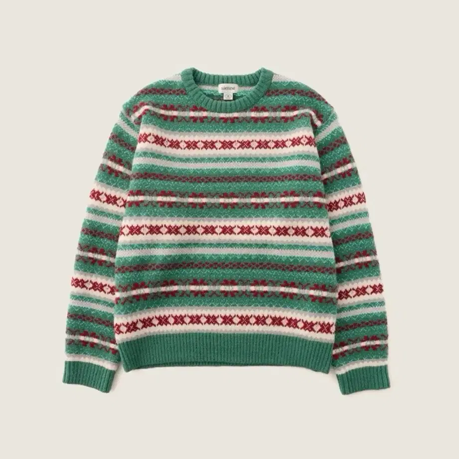 시엔느 Grandpa Jacquard Knit (Mint)