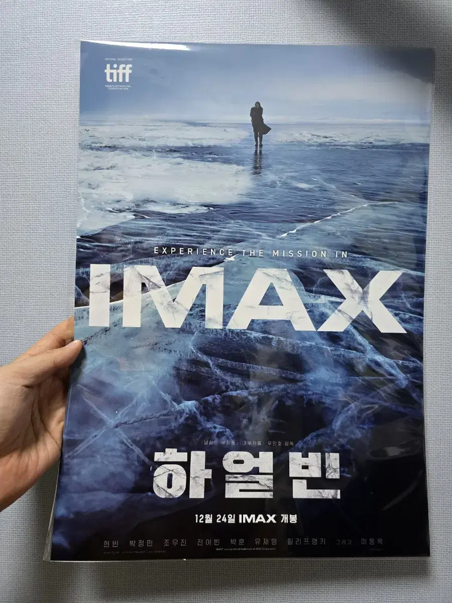 하얼빈 imax 아이맥스포스터 1장 cgv 현빈 정우성