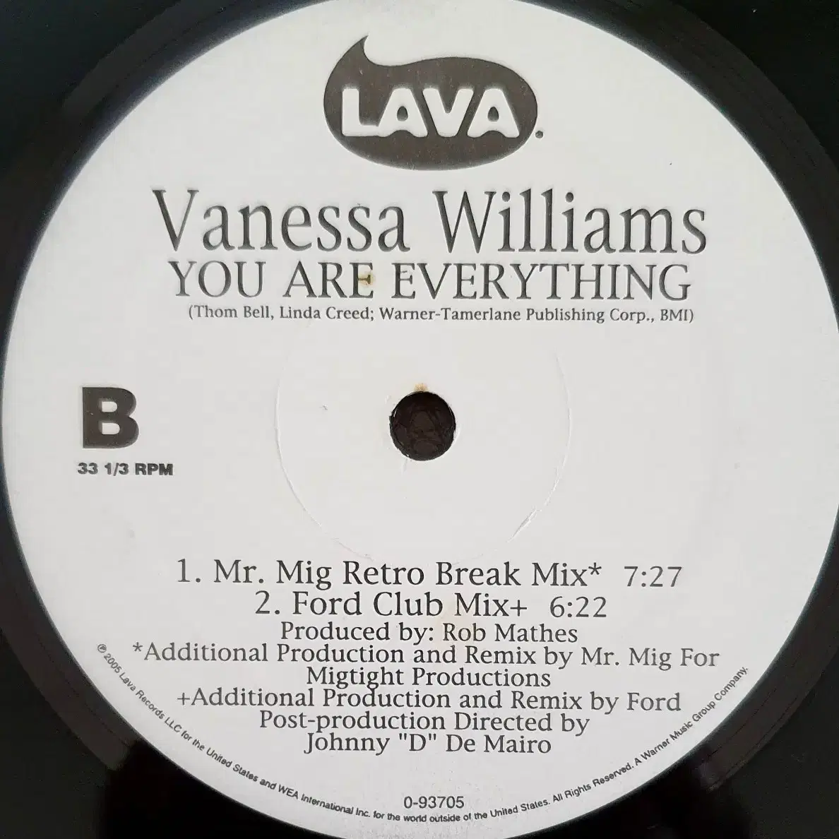 LP ㅡ Vanessa Williams / 미국음반