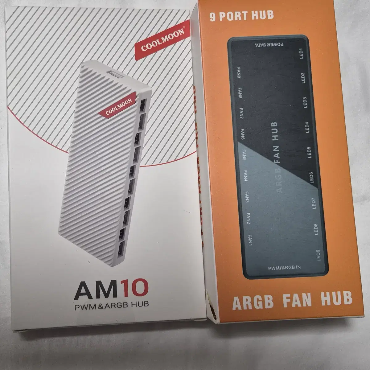 PWM HUB ARGB 10포트 컨트롤러 팬 허브 2개