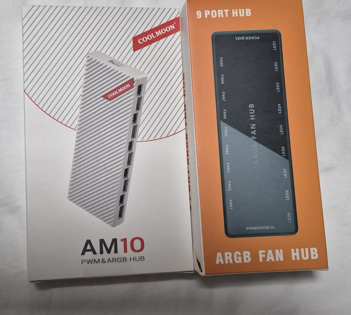 PWM HUB ARGB 10포트 컨트롤러 팬 허브 2개