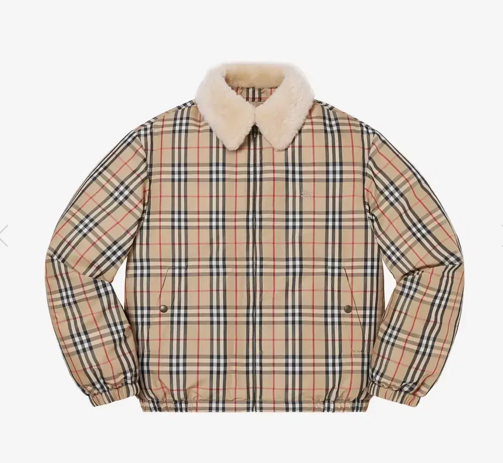 Supreme x Burberry Shearling Collar Down