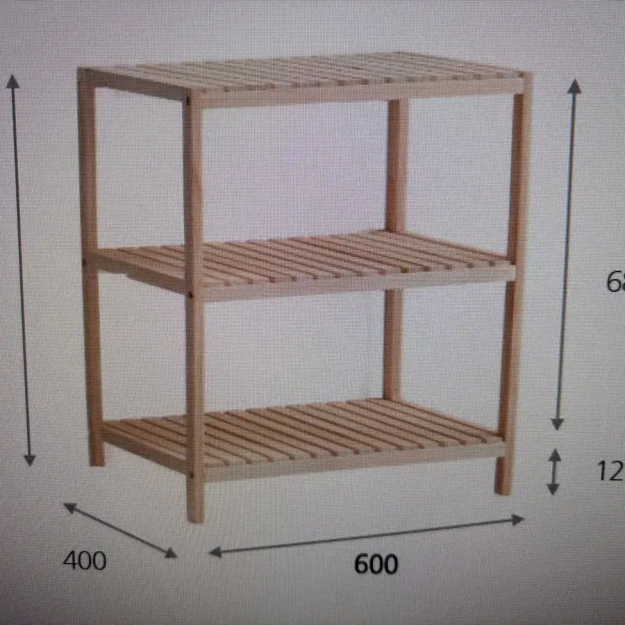 3단 600 다용도 선반