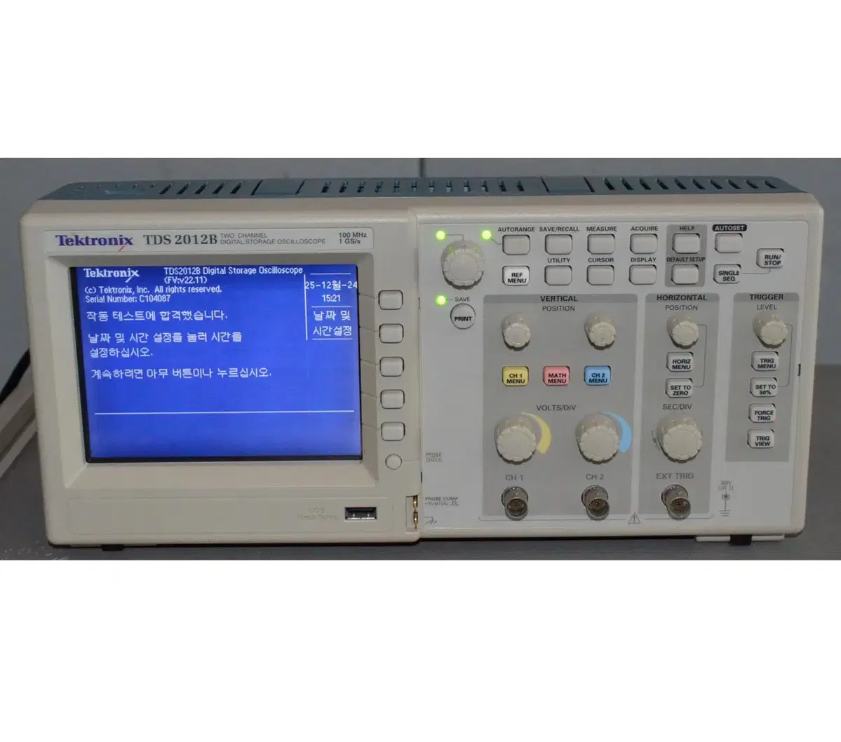 Tektronix TDS 2012B Oscilloscope