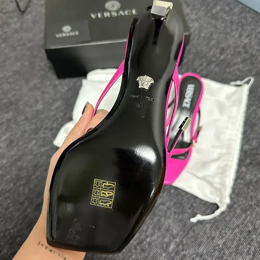 베르사체 VERSACE 뮬 - 37Size/PINK