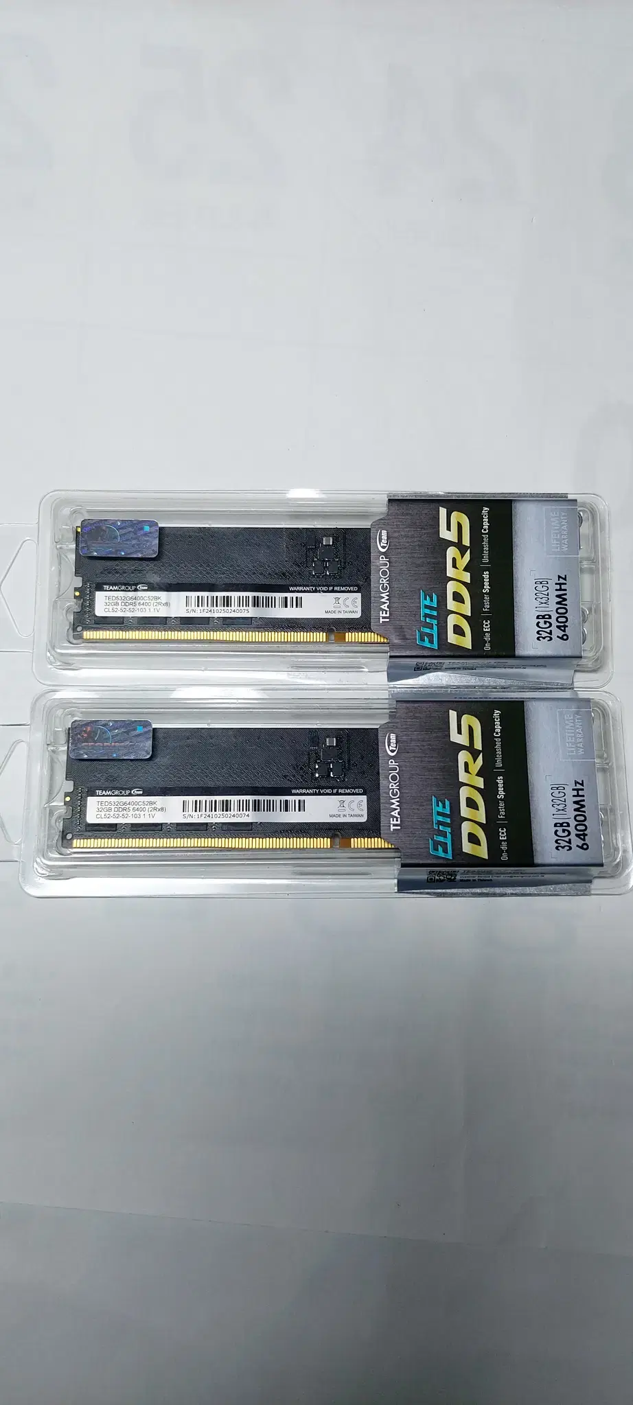 팀그룹 DDR5-6400 CL52 Elite 서린 64gb(32gbx2)