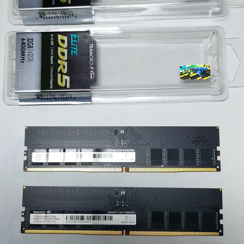 팀그룹 DDR5-6400 CL52 Elite 서린 64gb(32gbx2)