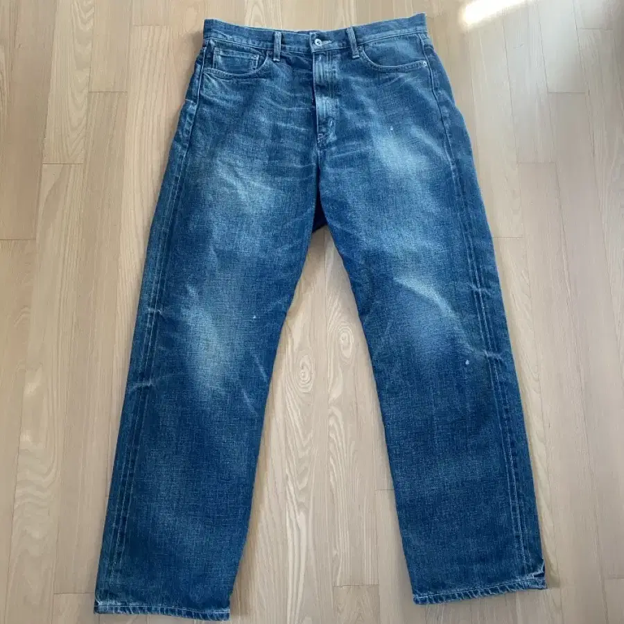 [L] 네이버후드 WASHED DENIM DP BASIC PANTS