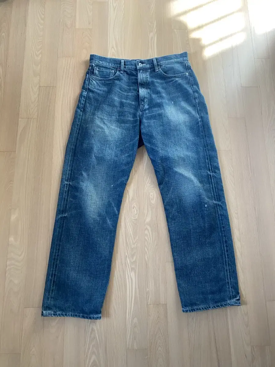 [L] 네이버후드 WASHED DENIM DP BASIC PANTS