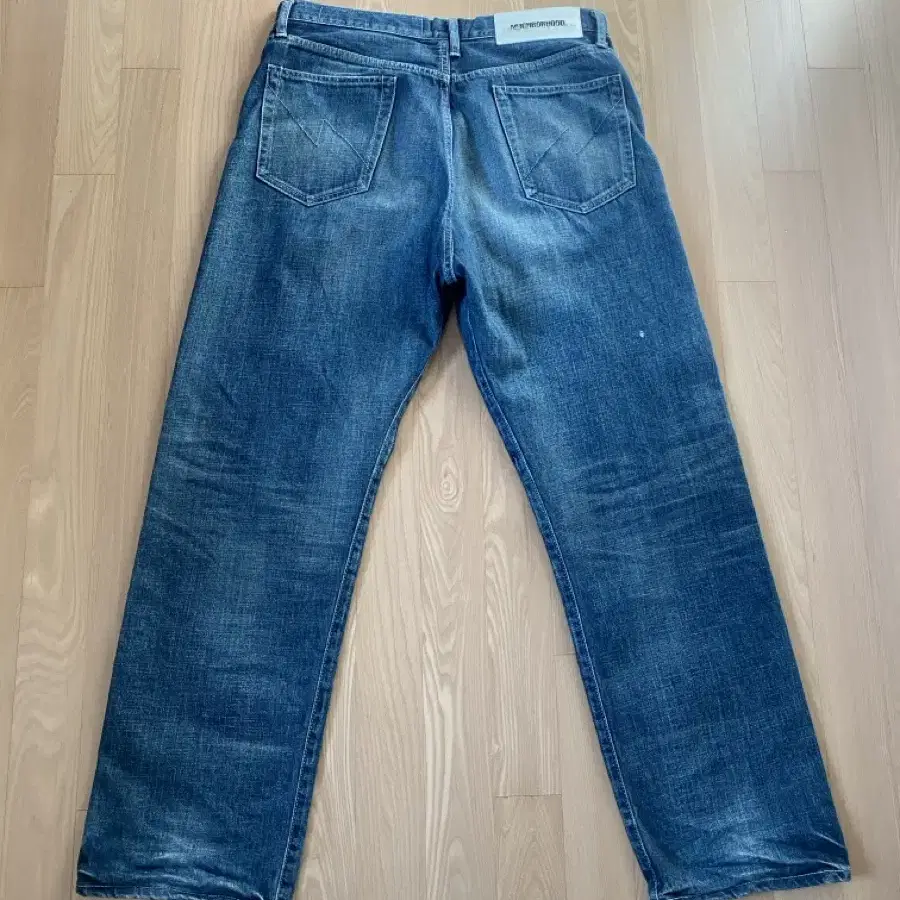 [L] 네이버후드 WASHED DENIM DP BASIC PANTS