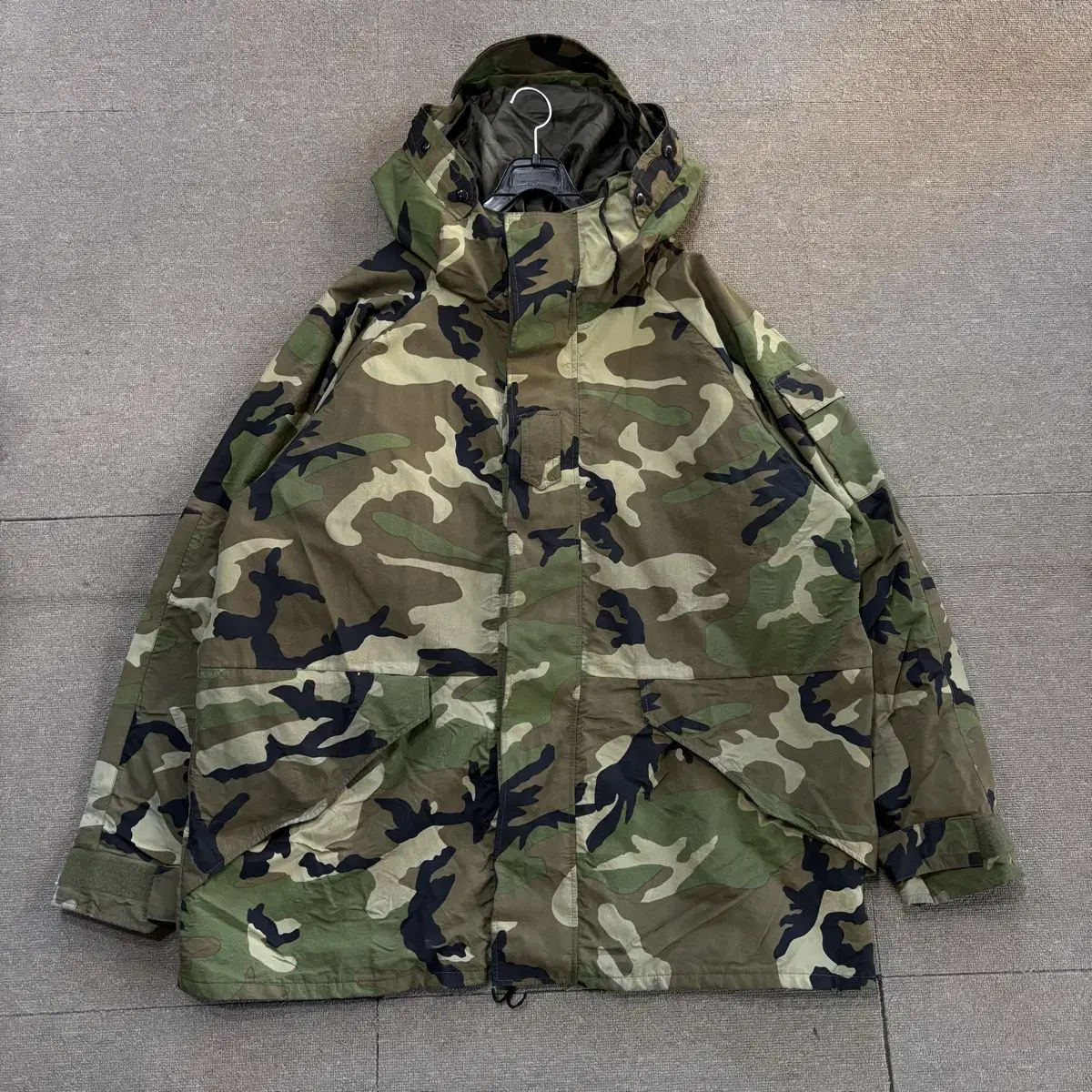 만원샵 U.S.Army 오버핏 카모플라쥬 바람막이 자켓 XL(2XL)