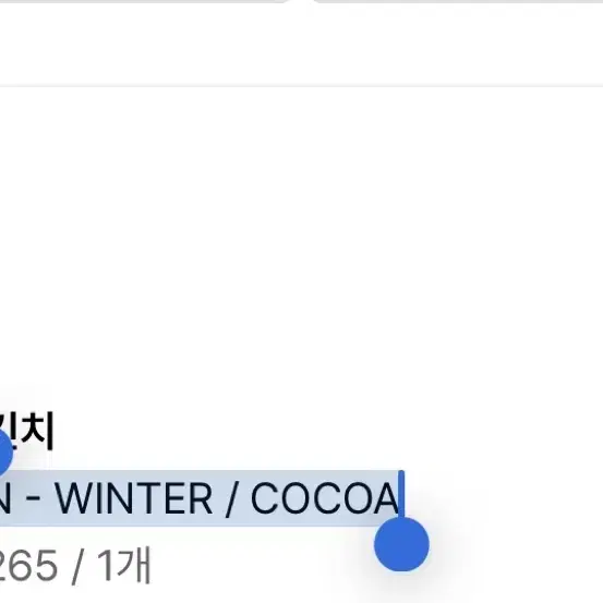 [논파킹/킨치] N - WINTER / COCOA(어그스타일)